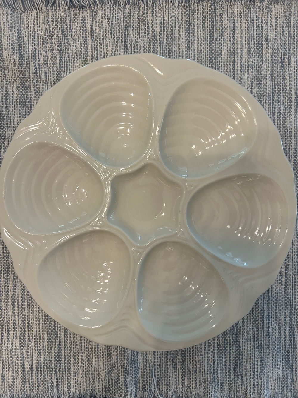 Vintage Hall Oyster Plate